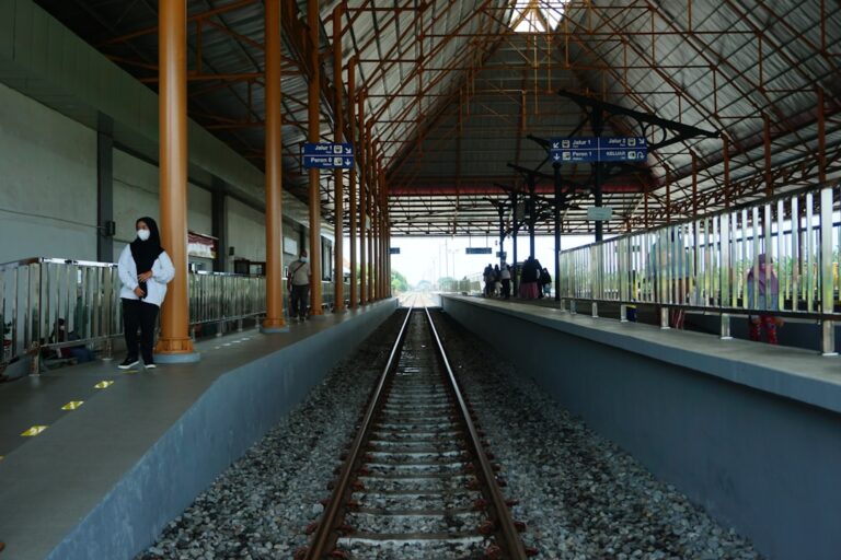 Photo modernization railway infrastructure